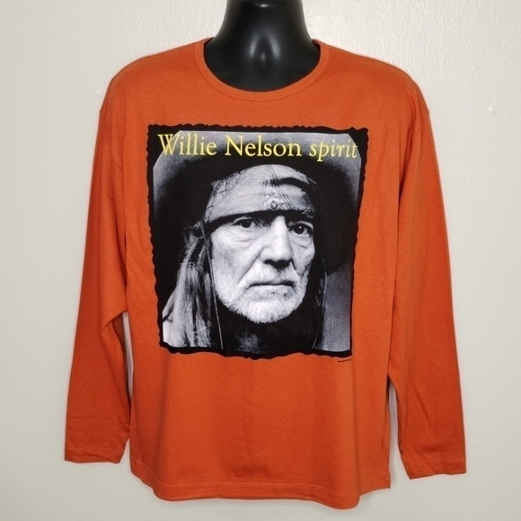 VTG 2007 Willie Nelson Spirit Adult Large Band T-shirt Concert Tee Alore NEW! - Picture 1 of 7